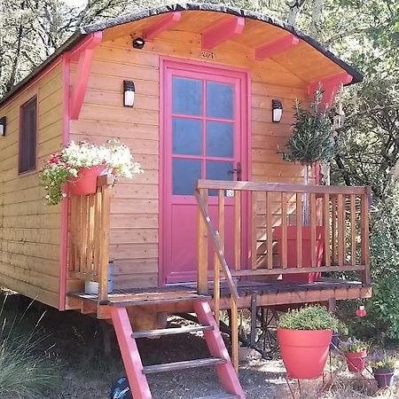 Roulotte Romantique Avec Piscine En Cevennes Monteils (Gard) Екстер'єр фото