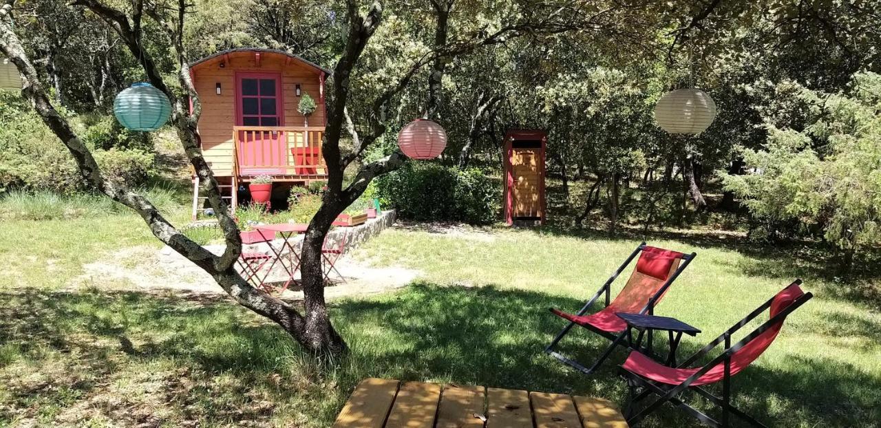 Roulotte Romantique Chauffee En Cevennes Monteils  Екстер'єр фото