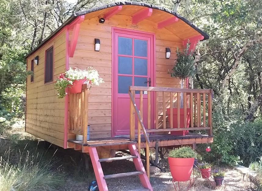 Roulotte Romantique Chauffee En Cevennes Monteils  Екстер'єр фото